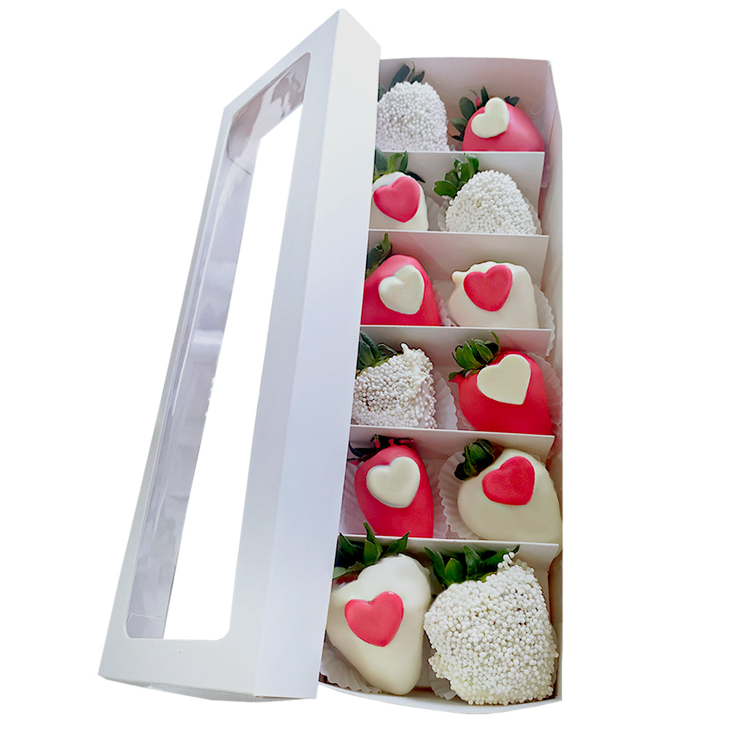 🍓🌹Caja de Regalo para Enamorados  Champagne, Fresas Orgánicas y Más -  Fruit Santé