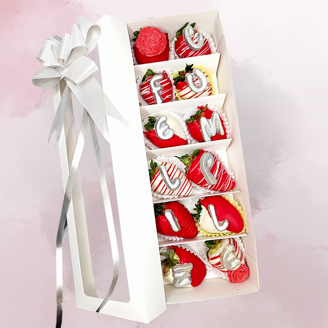 Caja de Fresas Cumpleaños