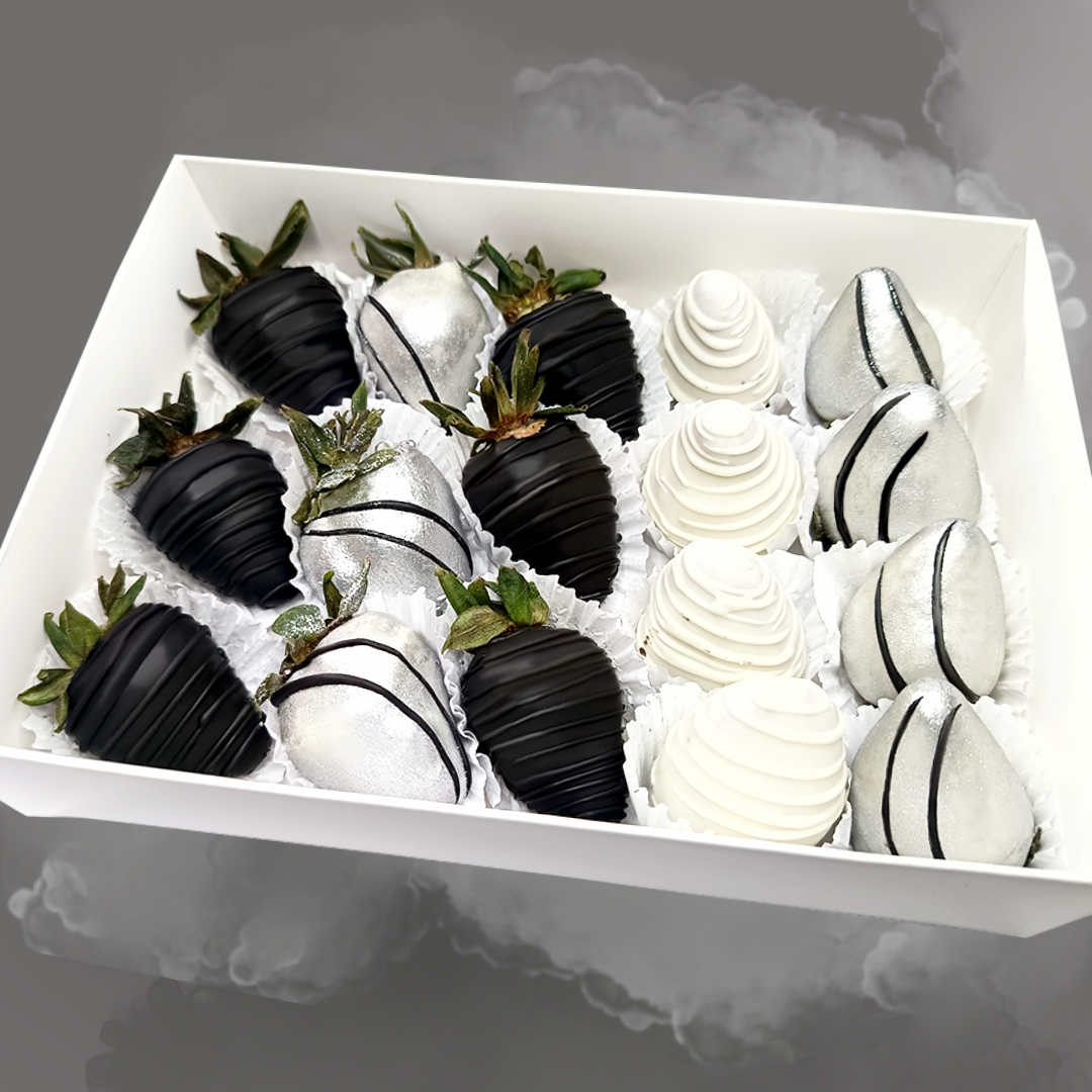 Caja de Fresas Ébano