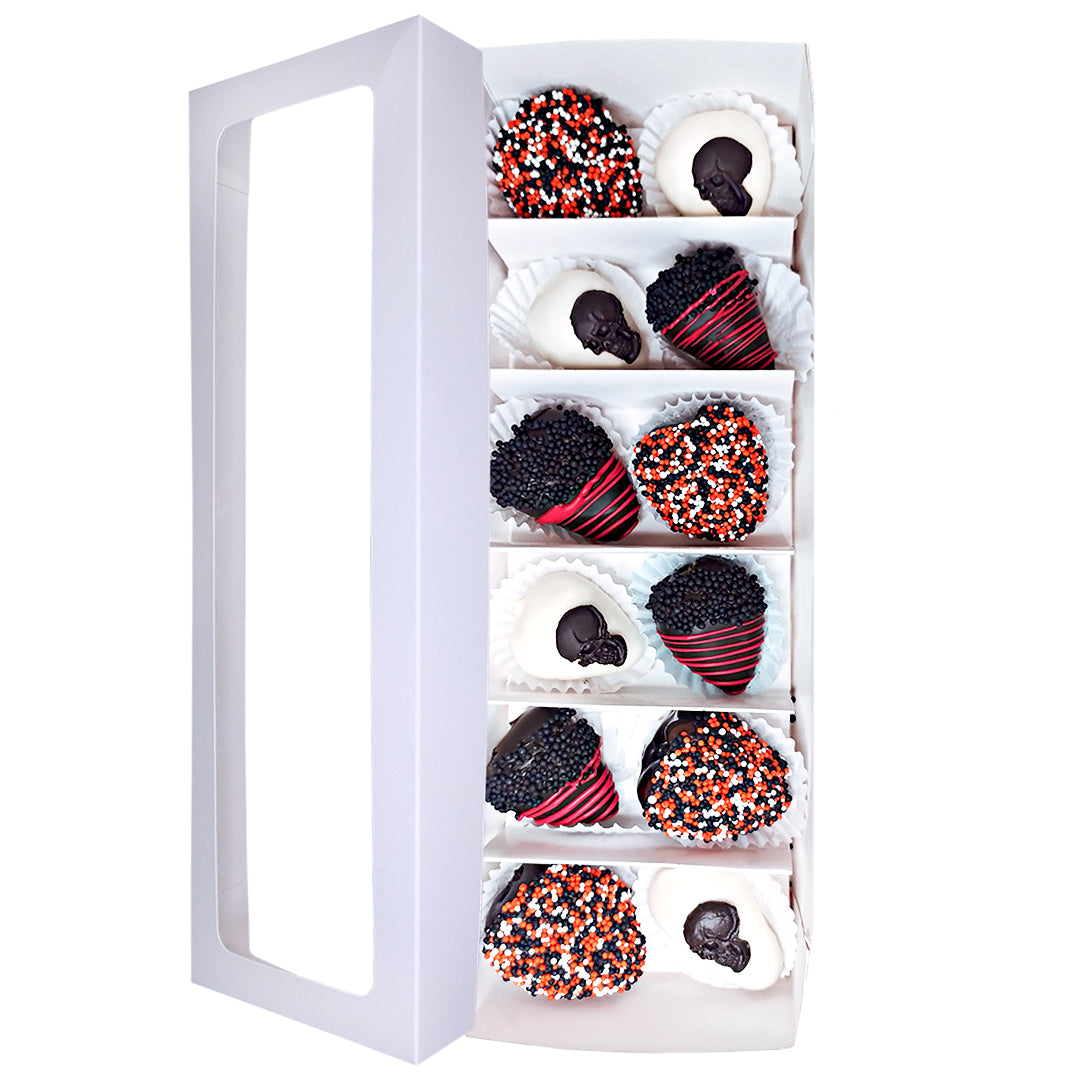 Fresas Con Chocolate Calavera