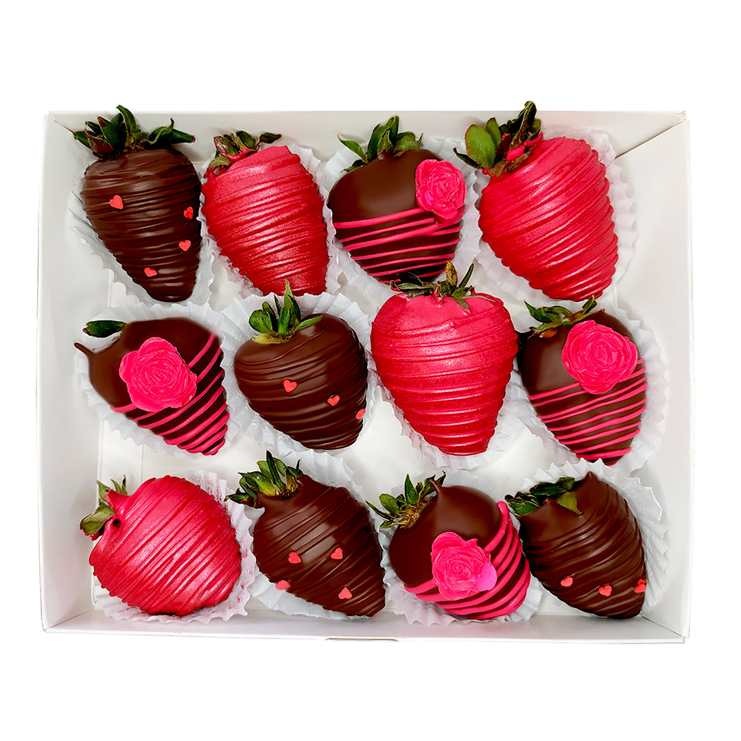 Caja de Fresas Romance