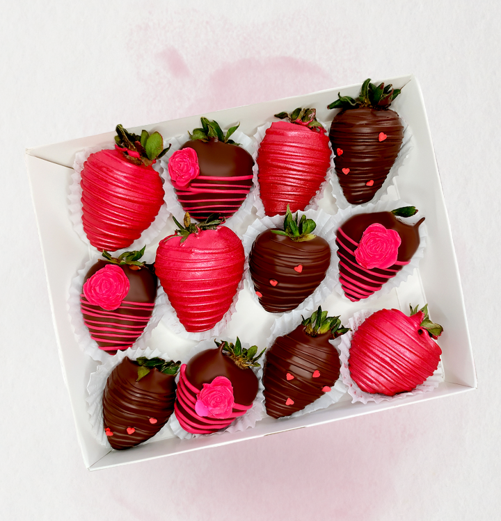 Caja de Fresas Romance
