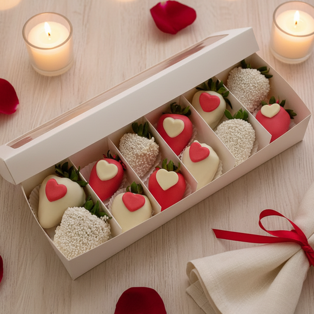 Caja de Fresas Love