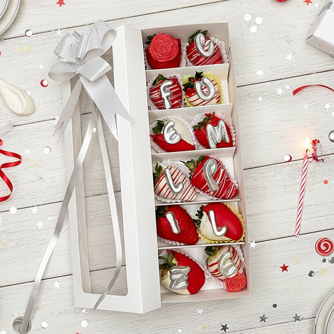 Caja de Fresas Cumpleaños