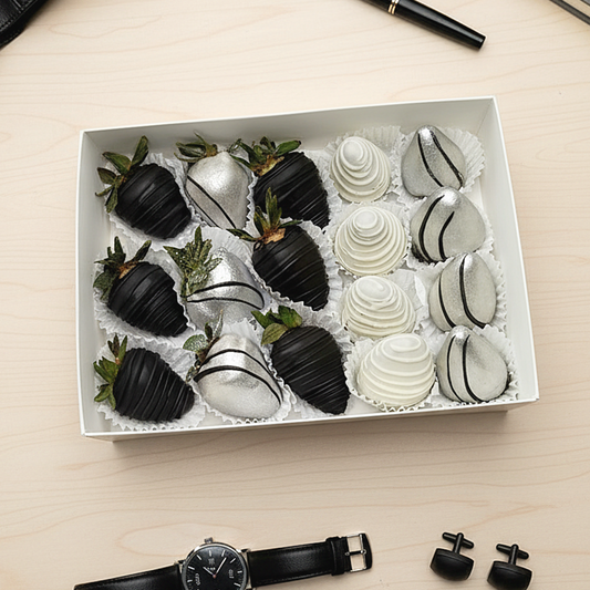 Caja de Fresas Ébano