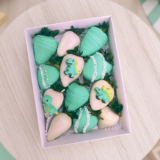 Fresas con Chocolate Dino