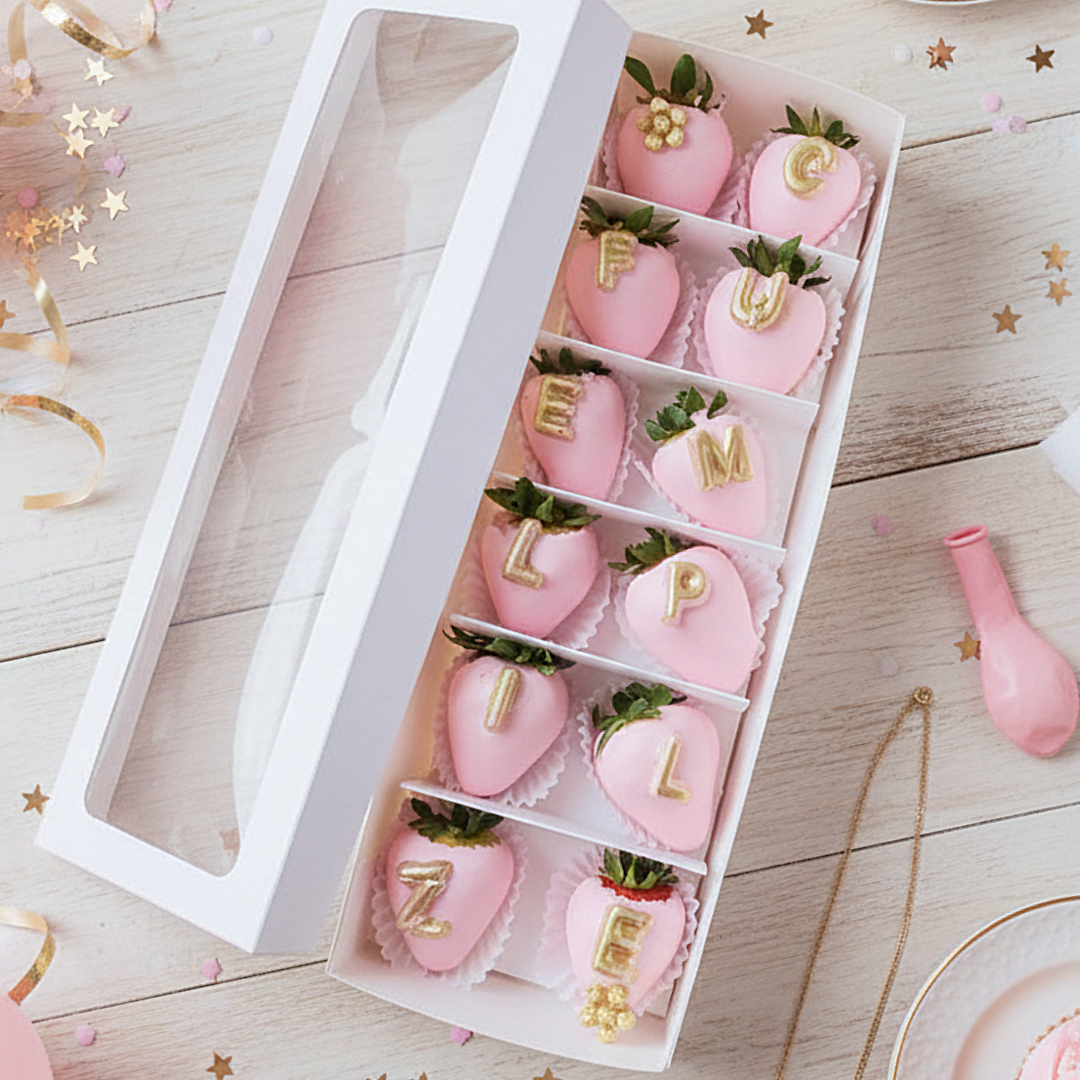 Caja de Fresas Cumpleaños