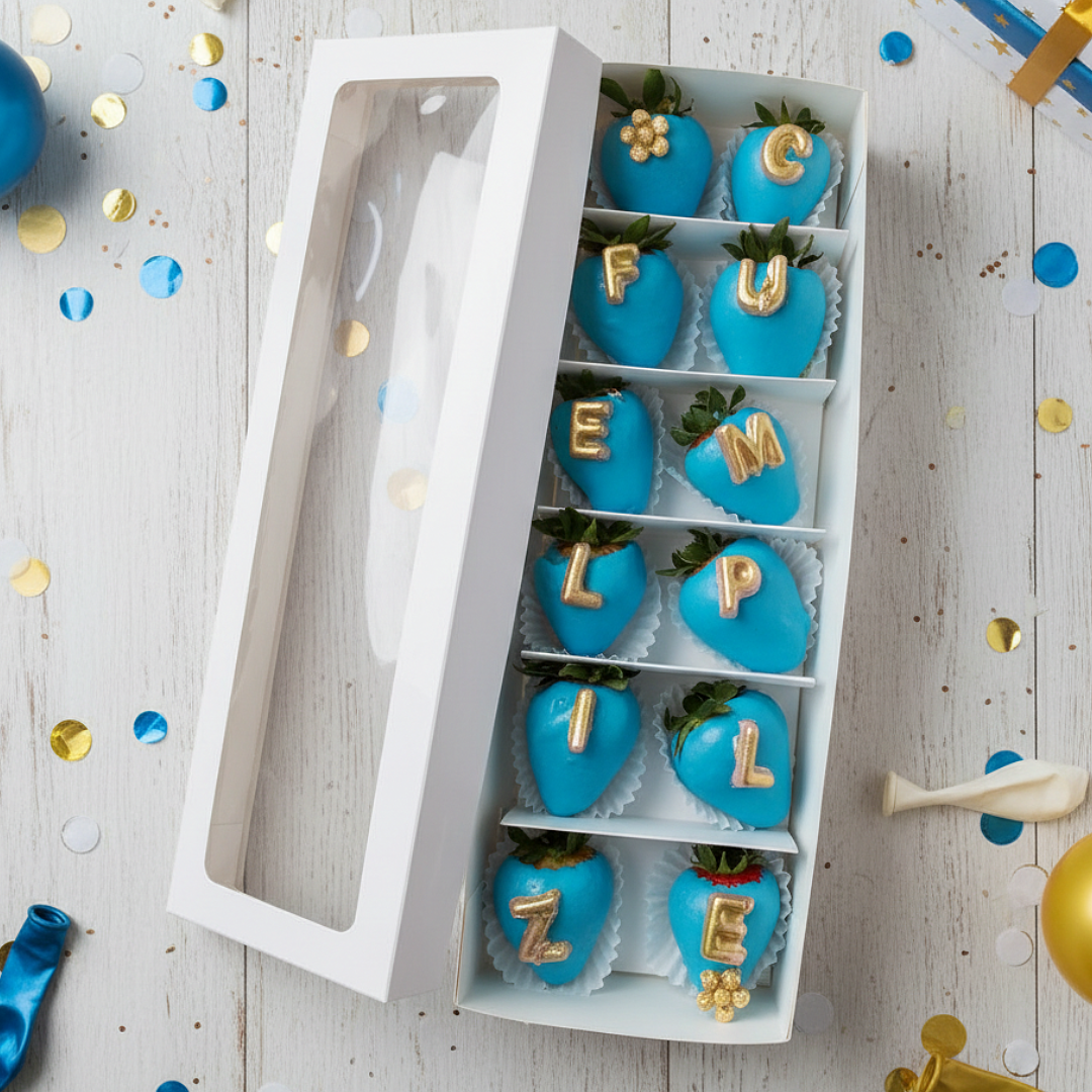 Caja de Fresas Cumpleaños