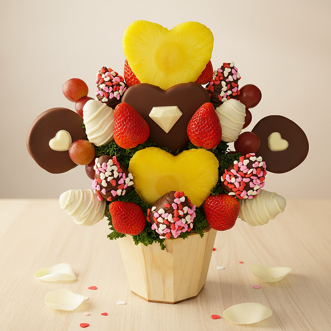 Ramo de Frutas Corazón