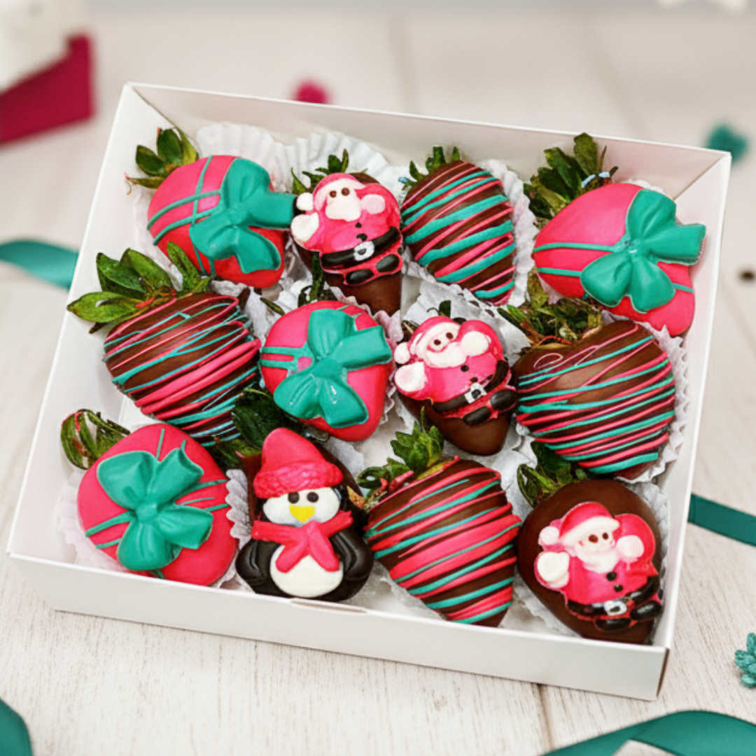 Fresas con Chocolate Santa