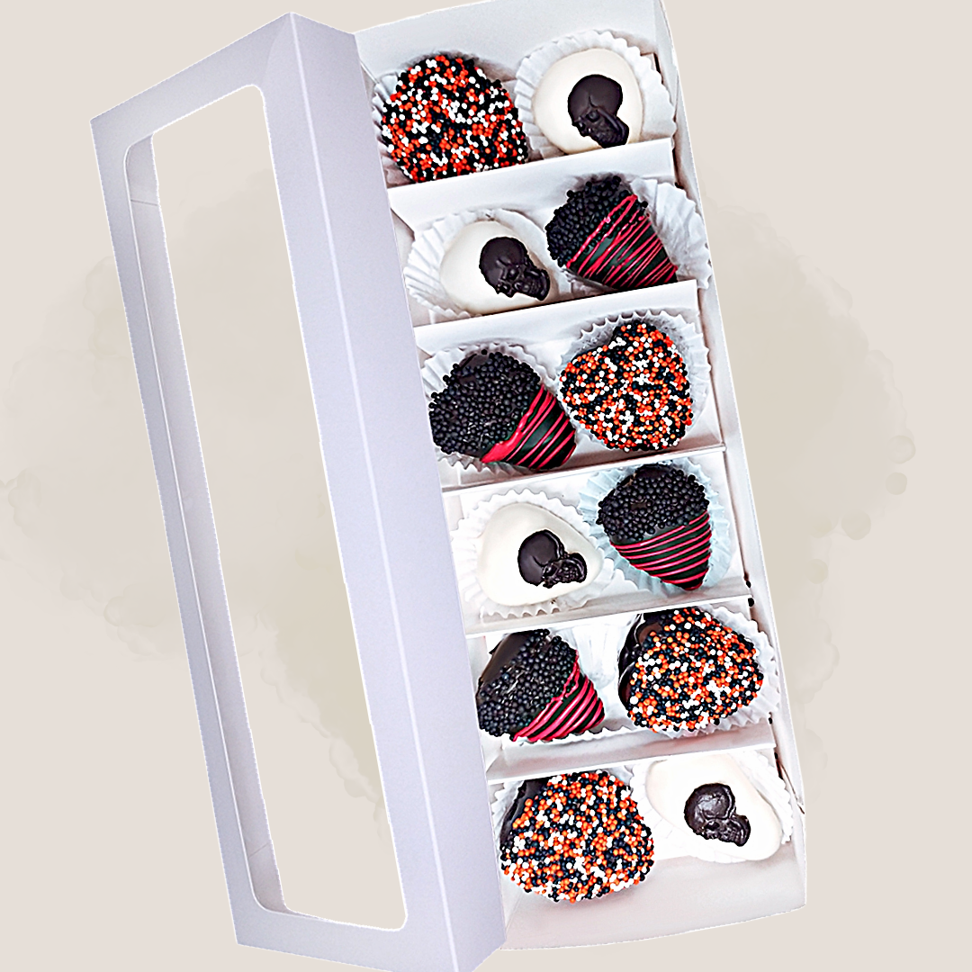 Fresas Con Chocolate Calavera